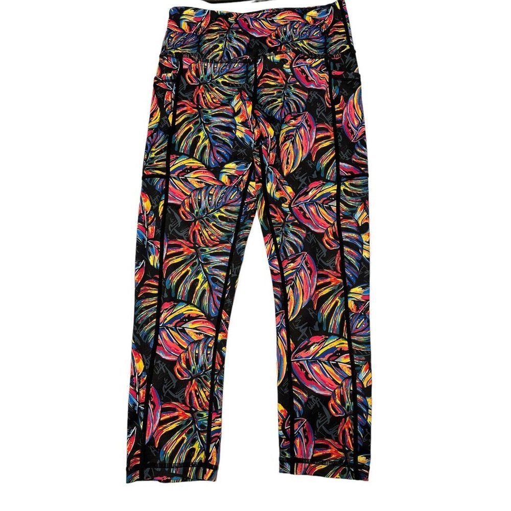 Constantly Varied Gear Cvg Leggings Womens XS Palm leaves Tight Ladies Stretch